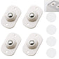 4 Pcs Self-Adhesive Mini Swivel Casters Wheels