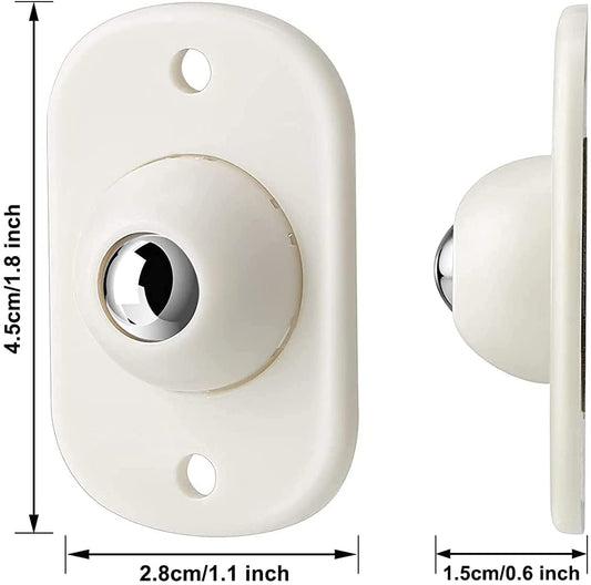 4 Pcs Self-Adhesive Mini Swivel Casters Wheels