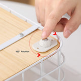 4 Pcs Self-Adhesive Mini Swivel Casters Wheels